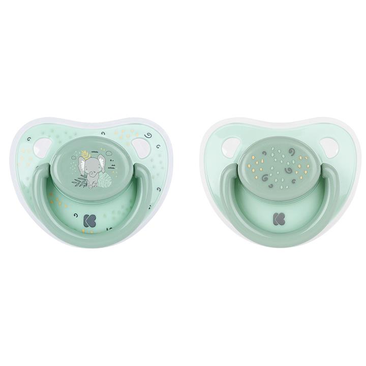 پستانک ارتودنسی 18-6 ماه کیکابو Kikkaboo بسته 2 عددی – سبز